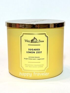 SUGARED LEMON ZEST 3 Wick Candle